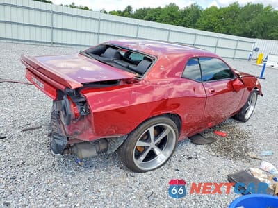 Trzecie zdjęcie samochodu z tyłu: 2010 DODGE CHALLENGER R VIN:2B3CJ5DT3AH179838 - miniatura