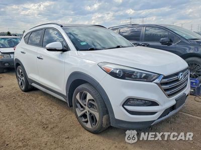 Czwarte zdjęcie samochodu z boku: 2018 HYUNDAI TUCSON LIMITED VIN:KM8J3CA21JU612016 - miniatura