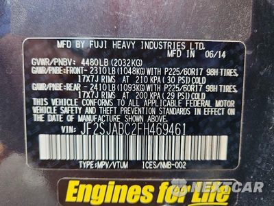 Zdjęcie 13 z 13 samochodu: 2015 SUBARU FORESTER 2.5I VIN:JF2SJABC2FH469461 - miniatura