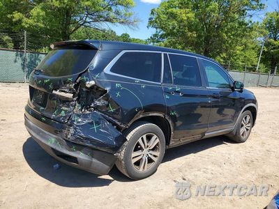 Trzecie zdjęcie samochodu z tyłu: 2016 HONDA PILOT EXL VIN:5FNYF6H50GB004520 - miniatura