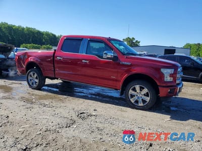 Czwarte zdjęcie samochodu z boku: 2016 FORD F150 SUPERCREW VIN:1FTFW1EG7GFB61389 - miniatura
