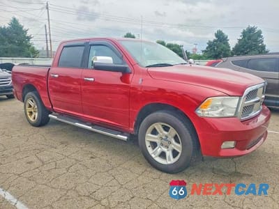 Czwarte zdjęcie samochodu z boku: 2012 DODGE RAM 1500 LONGHORN VIN:1C6RD7PT6CS303286 - miniatura