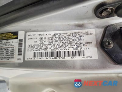 Zdjęcie 12 z 12 samochodu: 2005 TOYOTA TACOMA ACCESS CAB VIN:5TEUU42N85Z137975 - miniatura