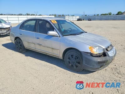 Czwarte zdjęcie samochodu z boku: 2002 HONDA CIVIC EX VIN:2HGES26792H566125 - miniatura
