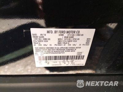 Zdjęcie 14 z 14 samochodu: 2018 FORD EXPLORER LIMITED VIN:1FM5K7FH5JGC92741 - miniatura