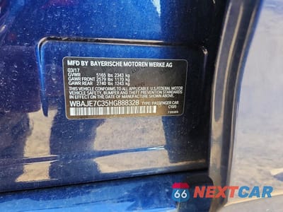 Zdjęcie 12 z 12 samochodu: 2017 BMW 540 XI VIN:WBAJE7C35HG888328 - miniatura