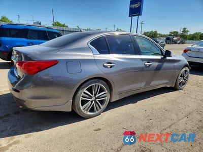 Trzecie zdjęcie samochodu z tyłu: 2015 INFINITI Q50 PREMIUM VIN:JN1BV7AR5FM404206 - miniatura