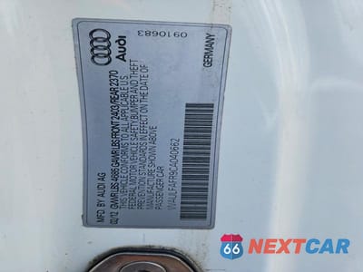 Zdjęcie 12 z 12 samochodu: 2012 AUDI A5 PREMIUM PLUS VIN:WAULFAFR9CA040662 - miniatura