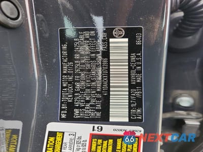 Zdjęcie 13 z 13 samochodu: 2026 TOYOTA CAMRY LE VIN:4T1DAACKXTU703986 - miniatura