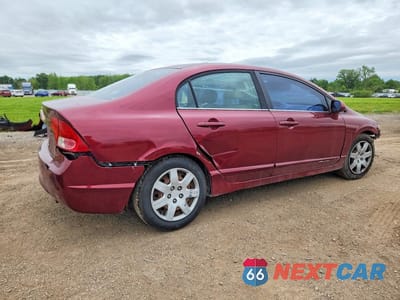 Trzecie zdjęcie samochodu z tyłu: 2006 HONDA CIVIC VIN:1HGFA165X6L145913 - miniatura
