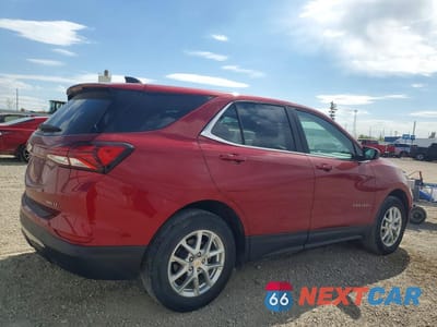 Trzecie zdjęcie samochodu z tyłu: 2023 CHEVROLET EQUINOX LT VIN:3GNAXUEG0PS128732 - miniatura