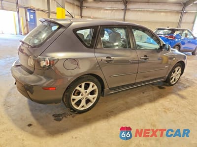 Trzecie zdjęcie samochodu z tyłu: 2007 MAZDA 3 HATCHBACK VIN:JM1BK143771606395 - miniatura