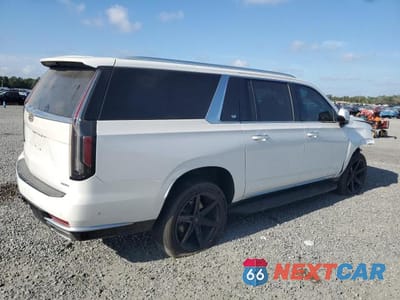 Trzecie zdjęcie samochodu z tyłu: 2022 CADILLAC ESCALADE ESV PREMIUM LUXURY VIN:1GYS3KKL4NR156719 - miniatura