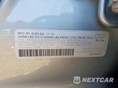 Zdjęcie 13 z 13 samochodu: 2011 AUDI A6 PRESTIGE VIN:WAUKGAFB0BN043288 - miniatura