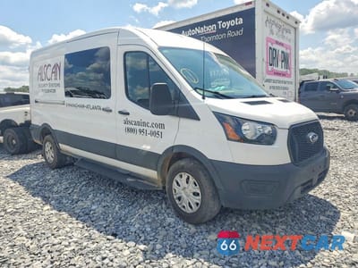 Czwarte zdjęcie samochodu z boku: 2024 FORD TRANSIT T-250 VIN:1FTBR1C87RKA18406 - miniatura