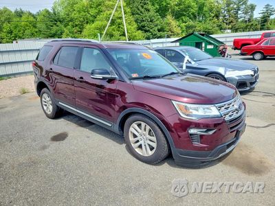 Czwarte zdjęcie samochodu z boku: 2018 FORD EXPLORER XLT VIN:1FM5K8D85JGB37096 - miniatura