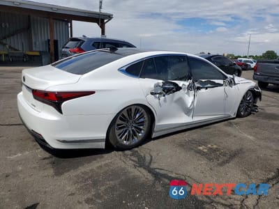 Trzecie zdjęcie samochodu z tyłu: 2022 LEXUS LS 500 BASE VIN:JTHD51FF9N5016386 - miniatura