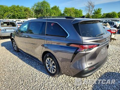 Drugie zdjęcie samochodu z przodu: 2022 TOYOTA SIENNA XLE VIN:5TDJRKEC1NS123285 - miniatura