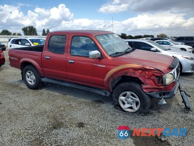 Czwarte zdjęcie samochodu z boku: 2001 TOYOTA TACOMA DOUBLE CAB PRERUNNER VIN:5TEGN92N11Z822238 - miniatura
