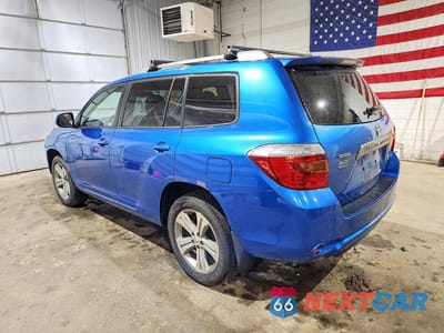 Drugie zdjęcie samochodu z przodu: 2008 TOYOTA HIGHLANDER SPORT VIN:JTEES43AX82017136 - miniatura