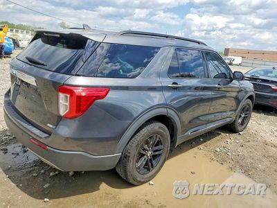 Trzecie zdjęcie samochodu z tyłu: 2020 FORD EXPLORER XLT VIN:1FMSK8DHXLGC55991 - miniatura