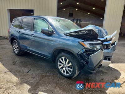 Czwarte zdjęcie samochodu z boku: 2022 HONDA PILOT EXL VIN:5FNYF6H55NB032021 - miniatura