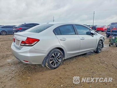 Trzecie zdjęcie samochodu z tyłu: 2013 HONDA CIVIC EXL VIN:19XFB2F96DE043583 - miniatura