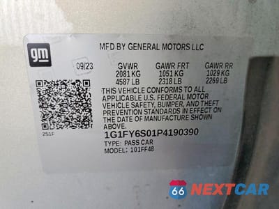 Zdjęcie 13 z 13 samochodu: 2023 CHEVROLET BOLT EUV LT VIN:1G1FY6S01P4190390 - miniatura