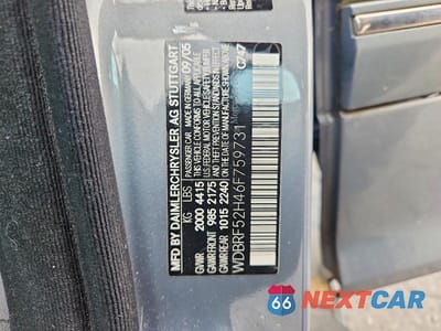 Zdjęcie 12 z 12 samochodu: 2006 MERCEDES-BENZ C 230 VIN:WDBRF52H46F759731 - miniatura