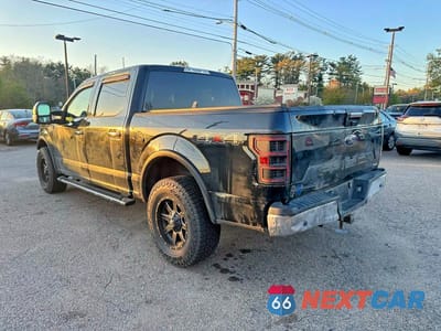 Trzecie zdjęcie samochodu z tyłu: 2018 FORD F150 SUPERCREW VIN:1FTEW1EG8JFA84485 - miniatura