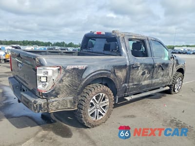 Trzecie zdjęcie samochodu z tyłu: 2021 FORD F150 SUPERCREW VIN:1FTFW1E54MFA09760 - miniatura