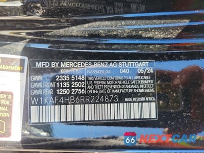 Zdjęcie 12 z 12 samochodu: 2024 MERCEDES-BENZ C 300 4MATIC VIN:W1KAF4HB6RR224873 - miniatura
