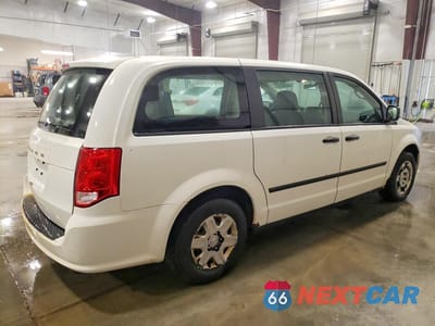 Trzecie zdjęcie samochodu z tyłu: 2013 DODGE GRAND CARAVAN SE VIN:2C4RDGBG1DR603033 - miniatura