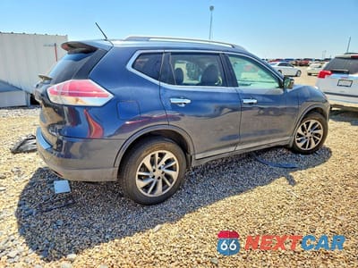 Trzecie zdjęcie samochodu z tyłu: 2015 NISSAN ROGUE SL VIN:5N1AT2MVXFC790181 - miniatura