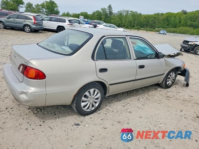 Trzecie zdjęcie samochodu z tyłu: 1999 TOYOTA COROLLA VE VIN:2T1BR12E2XC117527 - miniatura