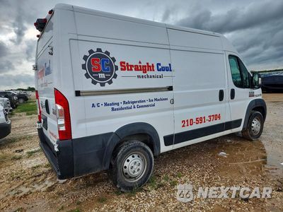 Trzecie zdjęcie samochodu z tyłu: 2020 RAM PROMASTER 2500 DELIVERY VAN VIN:3C6TRVCGXLE131092 - miniatura