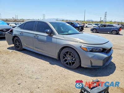 Czwarte zdjęcie samochodu z boku: 2025 HONDA CIVIC SPORT VIN:2HGFE2F59SH588829 - miniatura