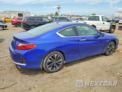 Trzecie zdjęcie samochodu z tyłu: 2017 HONDA ACCORD EX VIN:1HGCT1A74HA003268 - miniatura