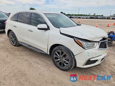 Czwarte zdjęcie samochodu z boku: 2017 ACURA MDX TECHNOLOGY VIN:5FRYD3H56HB013372 - miniatura