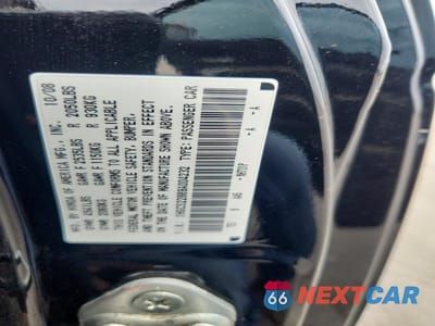 Zdjęcie 12 z 12 samochodu: 2009 HONDA ACCORD EXL VIN:1HGCS22889A004232 - miniatura