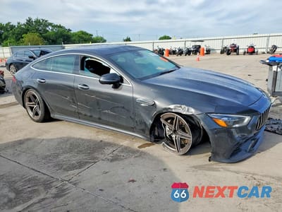 Czwarte zdjęcie samochodu z boku: 2019 MERCEDES-BENZ AMG GT 53 VIN:WDD7X6BB0KA004080 - miniatura