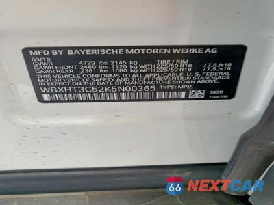 Zdjęcie 13 z 13 samochodu: 2019 BMW X1 XDRIVE28I VIN:WBXHT3C52K5N00365 - miniatura