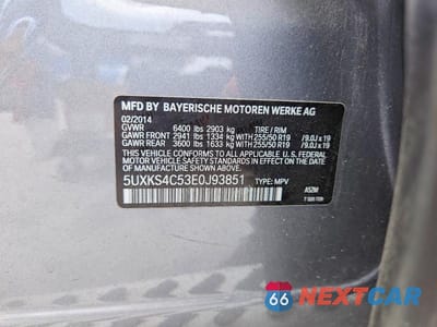 Zdjęcie 12 z 12 samochodu: 2014 BMW X5 XDRIVE35D VIN:5UXKS4C53E0J93851 - miniatura
