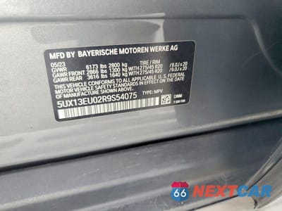 Zdjęcie 13 z 13 samochodu: 2024 BMW X5 SDRIVE 40I VIN:5UX13EU02R9S54075 - miniatura