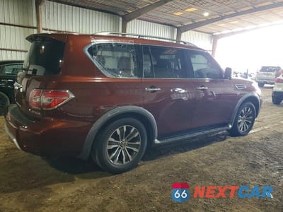 Trzecie zdjęcie samochodu z tyłu: 2018 NISSAN ARMADA PLATINUM VIN:JN8AY2NF4JX300188 - miniatura