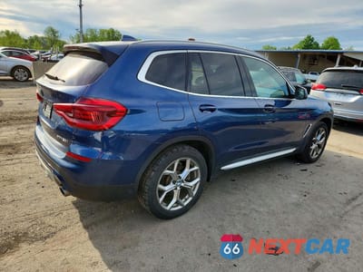 Trzecie zdjęcie samochodu z tyłu: 2020 BMW X3 XDRIVE30I VIN:5UXTY5C03LLT32823 - miniatura