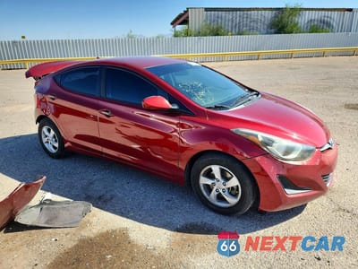 Czwarte zdjęcie samochodu z boku: 2014 HYUNDAI ELANTRA SE VIN:5NPDH4AE3EH481609 - miniatura