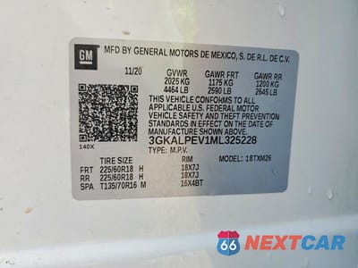 Zdjęcie 13 z 13 samochodu: 2021 GMC TERRAIN SLT VIN:3GKALPEV1ML325228 - miniatura