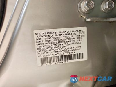 Zdjęcie 13 z 13 samochodu: 2011 ACURA MDX TECHNOLOGY VIN:2HNYD2H4XBH537235 - miniatura