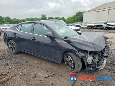 Czwarte zdjęcie samochodu z boku: 2021 NISSAN SENTRA SV VIN:3N1AB8CV6MY299111 - miniatura